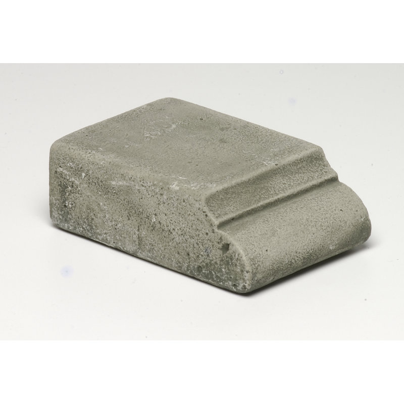 Weather Resistant Concrete Abstract Pedestal, Graystone