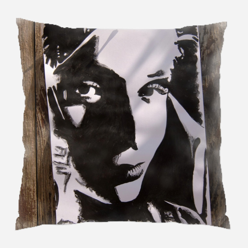 Coussin Campton, Microsuède, Intérieur