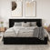 Braya Hydraulic Lift Up Storage Upholstered Platform Bed