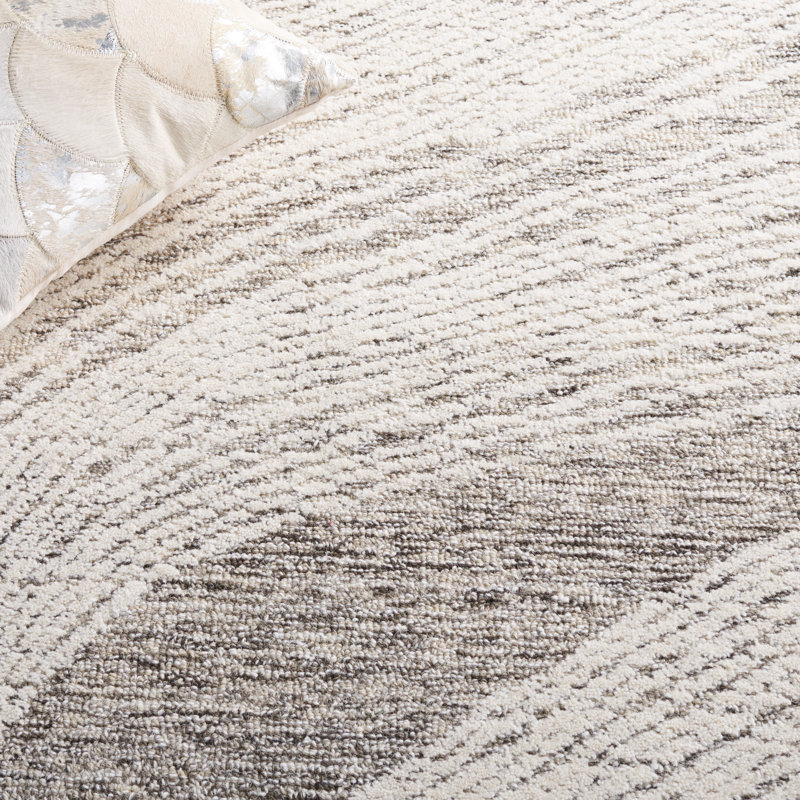 Tapis en laine touffeté à la main Bipin, Rectangle de 11 pi x 15 pi
