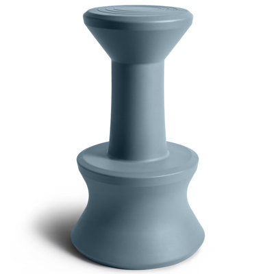 Outdoor Bar Stool for Patio and In Pool Underwater Seating - 30" Weighted, Waterproof Outdoor Chair - Stone Blue