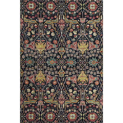 Premium Machine Washable Ducote AMF1132 Global Rug