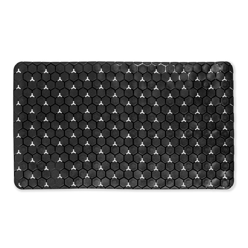  Non-Slip PVC Shower Bath Mat Black