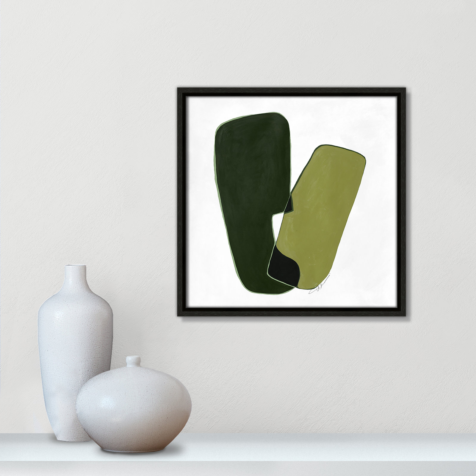 Unity II Print by , Espresso, 13.5" H x 13.5" W