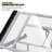 Lachus Tempered Glass Steel Drafting Table