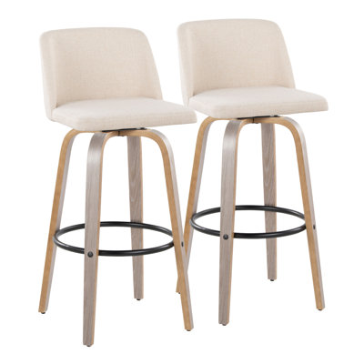 Toriano Swivel Upholstered Counter Stool