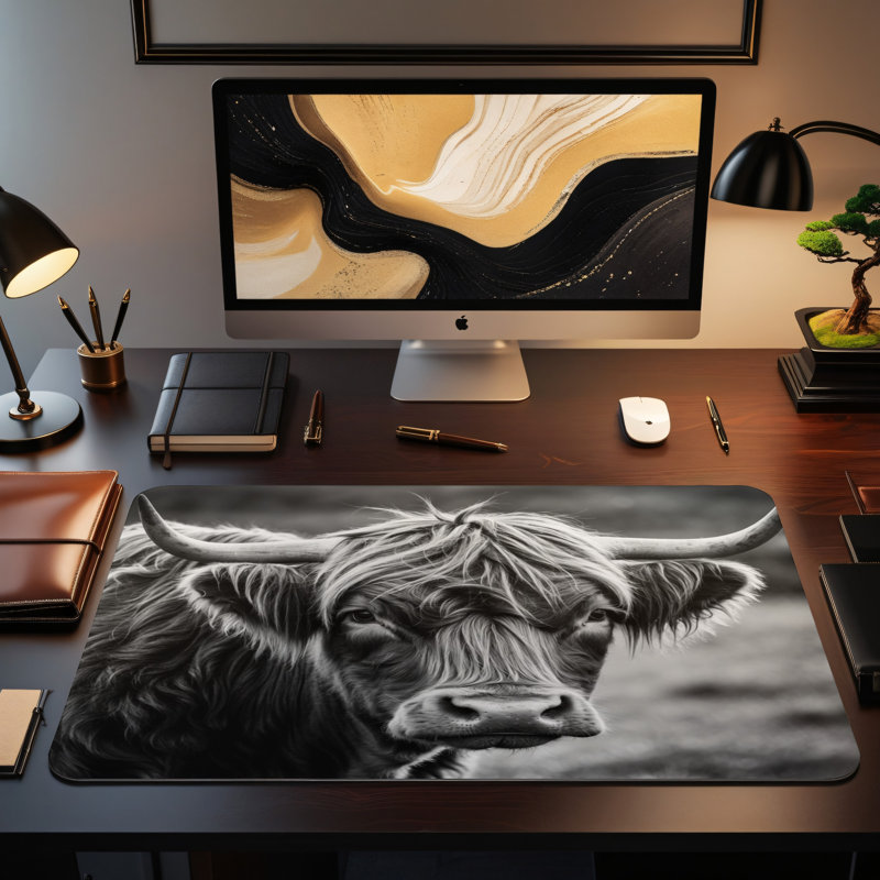 Polyester Desk Pad, 14.4x12.1