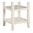 1Pc Counter Height Table With 2X Display Shelves Transitional Style Furniture