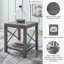 Table de bout avec rangement Mickens