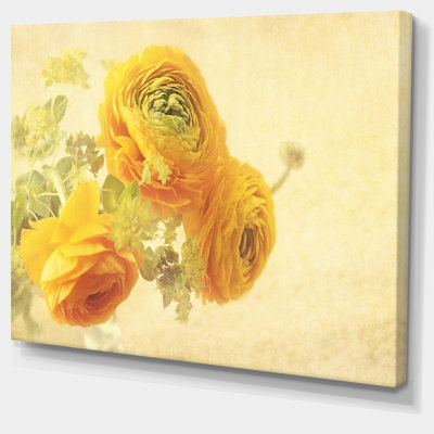 " Bunch Of Yellow Ranunculus Flowers "