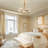 5-Light 24.4" Transitional Wagon Wheel Chandelier with Globes Glass Shades