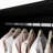 4-Door Armoire Wardrobe Closet With Drawers & Shelves, 70.87"H Freestanding Armoire Closet With Hanging Rods, Black