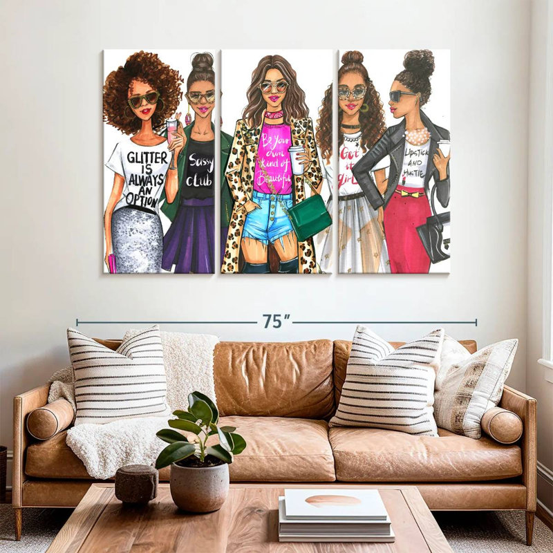 Shuttworth Fashionistas, afro-américaine, H 42 po x l 65 po
