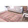 Tapis géométrique rose