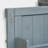 50.2" W Solid Wood Kitchen Island with Stainless Top-1503110243