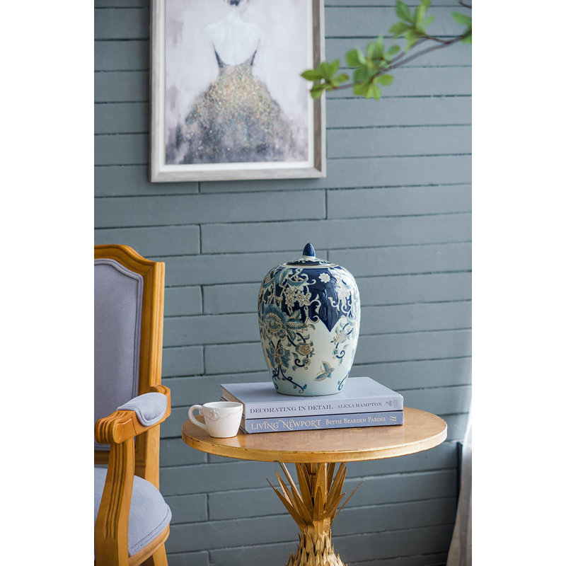 Charette Porcelain China Jar