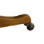 Chaise pivotante à hauteur réglable avec roulettes
