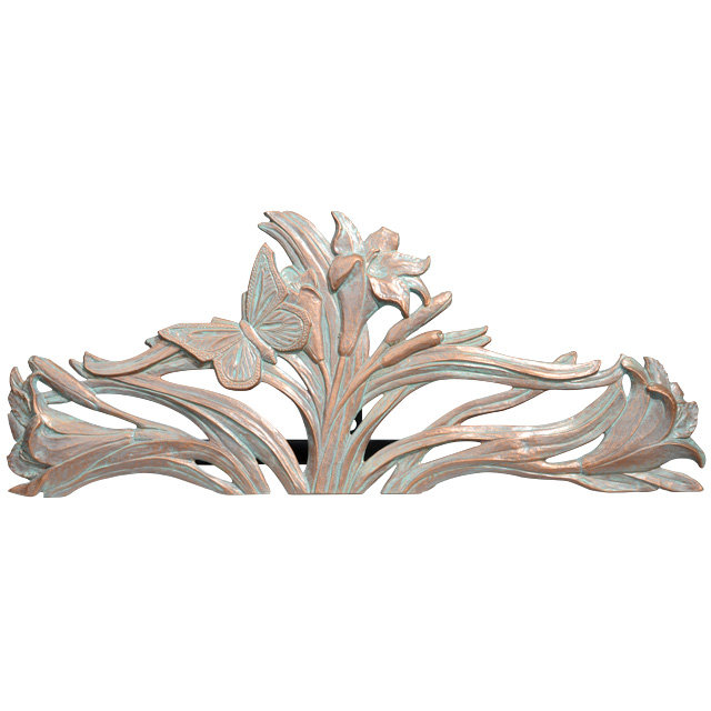 Butterfly Hose Holder, Copper Verdigris