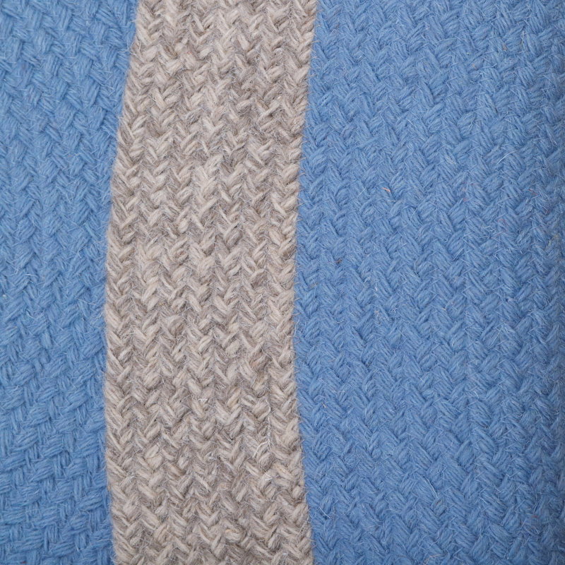 Round Millicent Solid Colour Wool Hand Woven 120cm X 120cm Area Rug