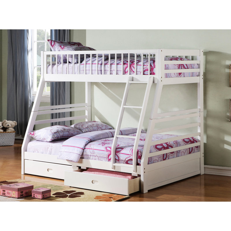 Bunk Bed With Ample Storage Capacity - Versatile & Dependable Convertible Practical Use