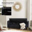 Banc de rangement moderne Aristides de 149 cm de large, capitonné, à couvercle rabattable et deux coussins-1872684507