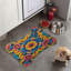 Tapis mexicains à motif d'os 1 pièce