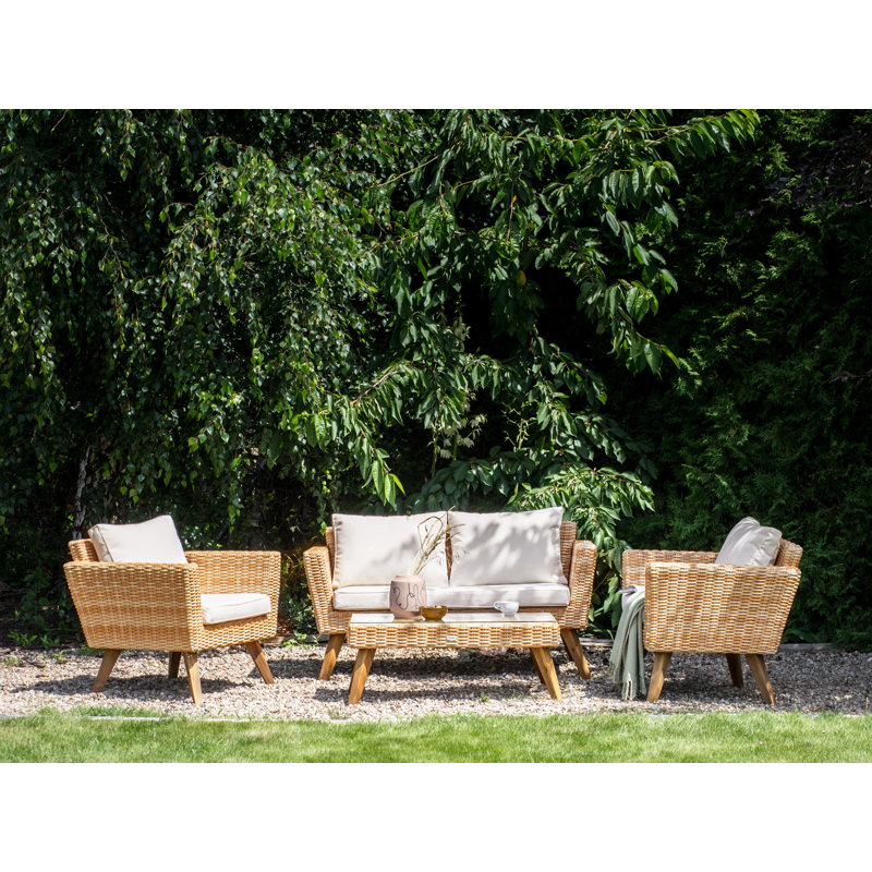 Outdoor Cushion Cover Set VITTORIA, Off-White