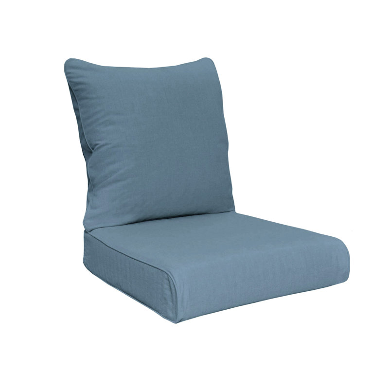 Sunbrella® Premium Outdoor Deep Seating Cushion, Spectrum Denim