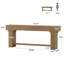 Console extra-longue de 200 cm avec tablette de rangement ouverte
