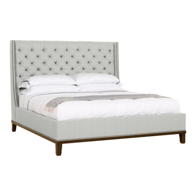 Michael Weiss California King Tufted Upholstered Panel Bed