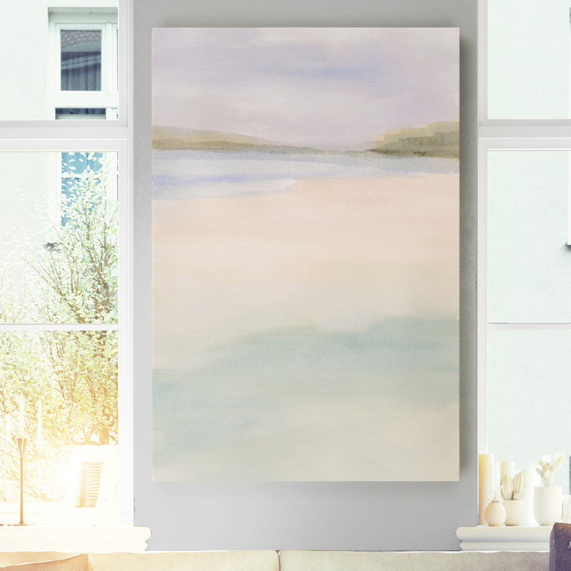 «Island Calm I», reproduction d'art sur toile, H 12 po x l 8 po x P 1 po, Toile tendue