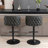 Adjustable Swivel Barstools With Tufted Back, Perfect For Home Pub And Kitchen Island