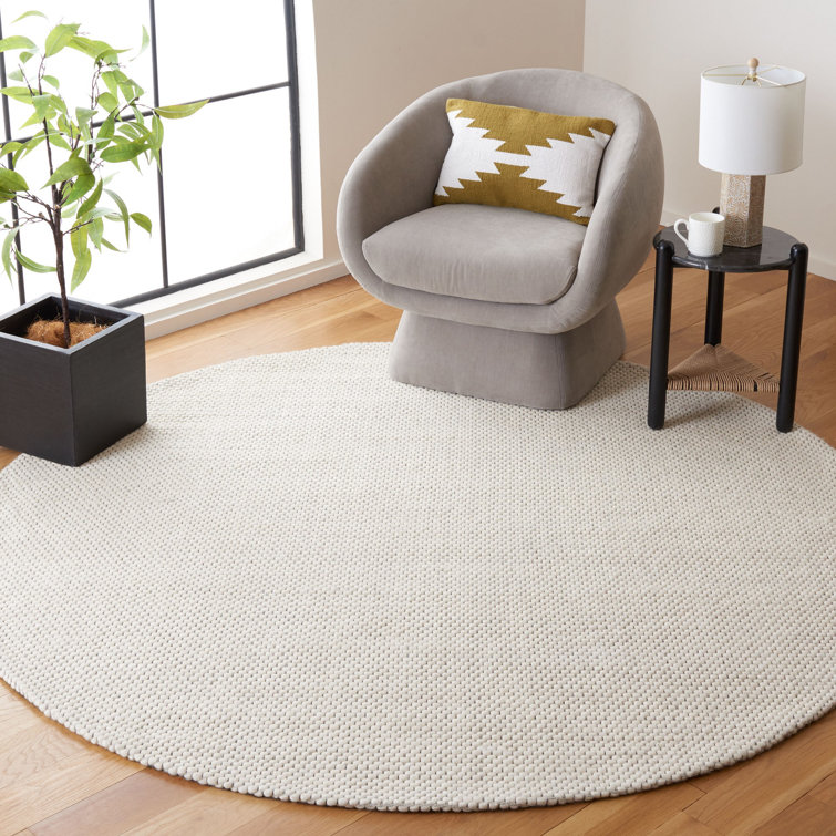 Marina Handmade Flatweave Ivory Area Rug