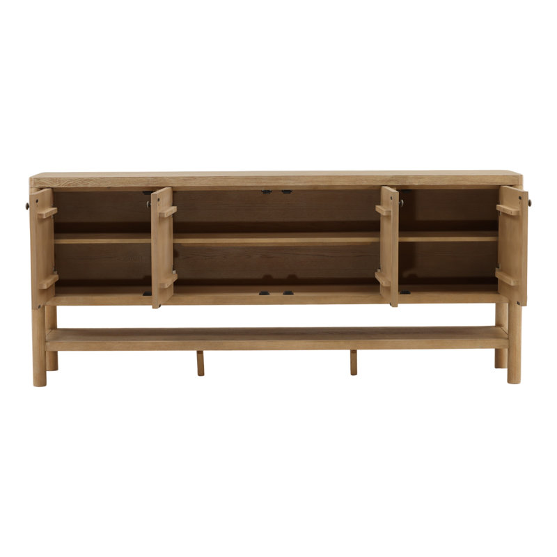 Estrada Sideboard Dark Brown, Light Warm Wash