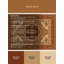 Tapis oriental traditionnel lavable à la machine en brun Luray - reliure brun clair-1048500741