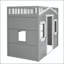Lit mezzanine simple avec échelle-136147145-136147144