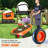 Wheelbarrow Cart 2 Wheels Garden Dump Cart 397 lbs Yard Utility Cart