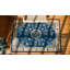 Tapis bleu antique en laine Pékin