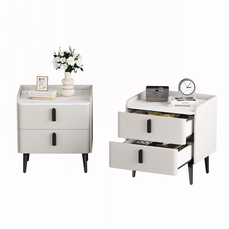 Ensemble de 2 tables de chevet