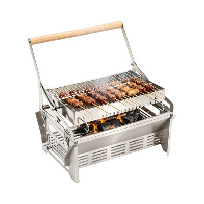 Barbecue rotatif à 360° en acier inoxydable