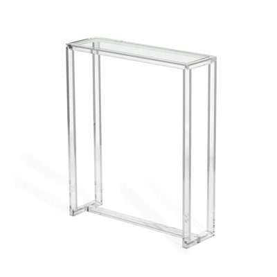 Ava 30'' Glass Top Console Table