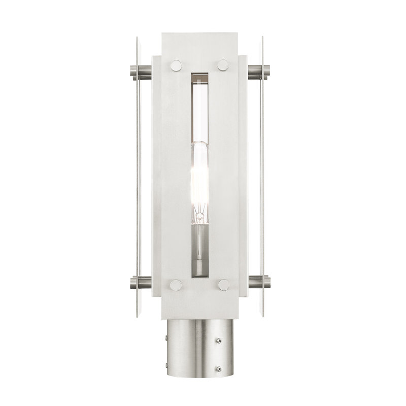 Jaxsun Transparent Lantern Head, Satin Brass