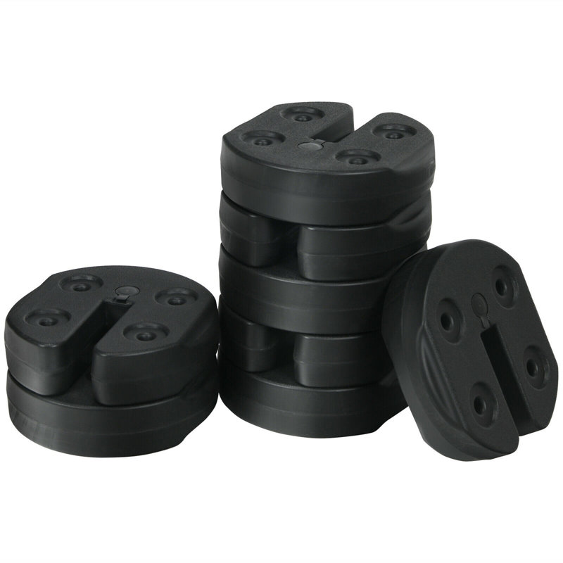 Gymax Black Plastic Weight