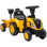 Caterpillar Licensed No Power Ride On Tractor with Shovel, Trailer
