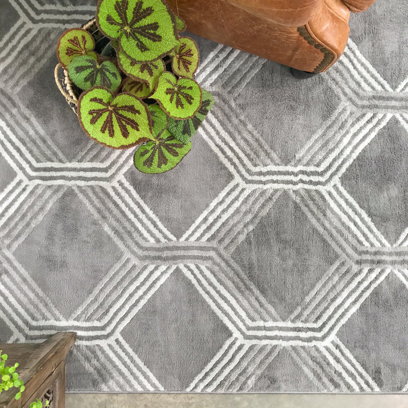 Altanay Geometric Area Rug, Rectangle 160 x 230cm