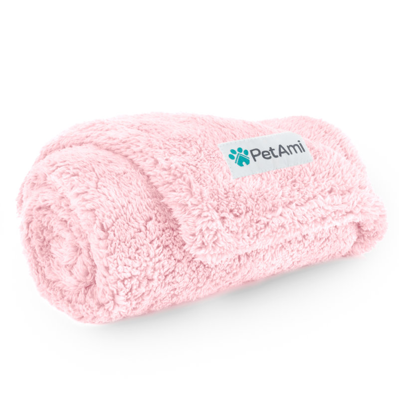 Molleton Sherpa, Rose, 29 po x 40 po