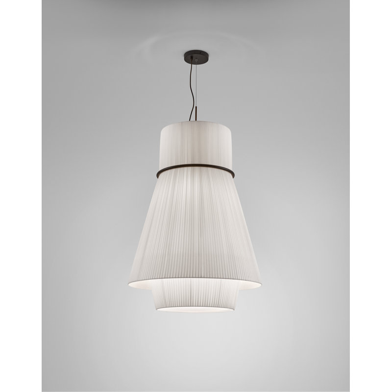 Folie 1 - Light Pendant, White Translucent Ribbon