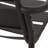Fredell 2 - Person Modern Outdoor Bistro Set with Round Table, Curved Iron Frames, Open Slat Seating & Compact Design-107122