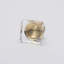 1" Square Clear Glass Knob