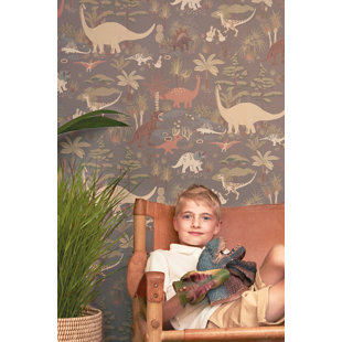 Wallpaper Dinosaur vibes soft